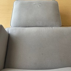 Lowya カウチソファ　ライトグレーの画像