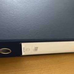 コクヨ ファイル チューブファイル NEOS A4 80mm 2穴 ネイビー フ-NE680DBの画像
