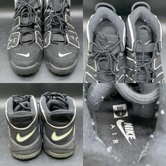 NIKE　AIR MORE UPTEMPO ナイキ　エア モア アップテンポ 414962-105　ブラック/ホワイト　サイズ9 　中古 スニーカーの画像