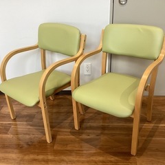 ダイニングチェア2脚セット【町田市再生家具】　251457の画像