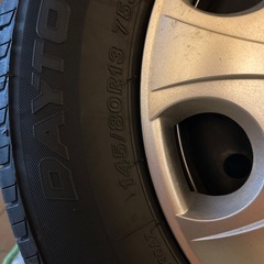 【1週間のみ使用！】DAYTON サマータイヤ 145/80R13 ホイール付き4本セット✨の画像