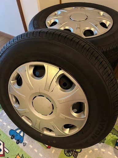 【1週間のみ使用！】DAYTON サマータイヤ 145/80R13 ホイール付き4本セット✨