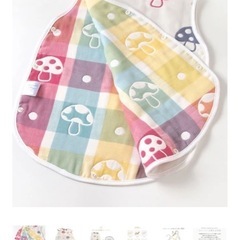カラフル可愛い🍄柄/ベビースリーパー👶💤の画像