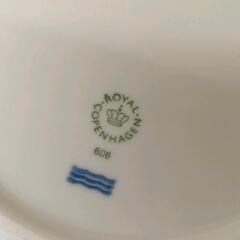 0819-086 ロイヤルコペンハーゲン　ホワイトフルーテッド深皿24㎝の画像