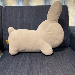 ミッフィー　ぬいぐるみ　グレー　ホワイトの画像