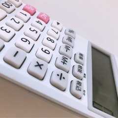 【ほぼ新品】RI-in SL-5220WL ソーラー式　電卓 12桁表示　計算機 電池不要　手帳サイズの画像