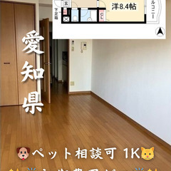 【初期費用ゼロ🙌】愛知県名古屋市 1K 家賃5.6万 ペット相談可◎の画像