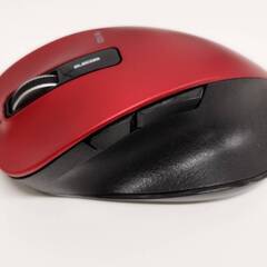 ELECOM EX-G XGL10DBS ワイヤレスマウス/レッドの画像