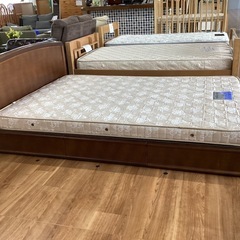 ダブルベッド【町田市再生家具】　251458 NISHIKAWA BEDの画像
