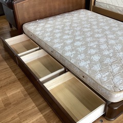 ダブルベッド【町田市再生家具】　251458 NISHIKAWA BEDの画像