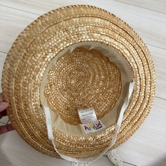 子供用 48cm  麦わら帽子の画像