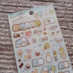 すみっコぐらし シールの画像