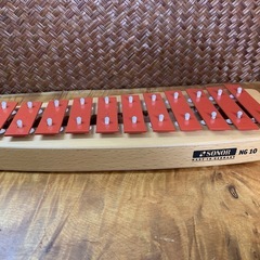 配送可能　ソナー SONOR 鉄琴 NG10 ドイツ製　箱付　GLOCKENSPIEL グロッケン 打楽器 グロッケンシュピール アンティーク　古道具の画像