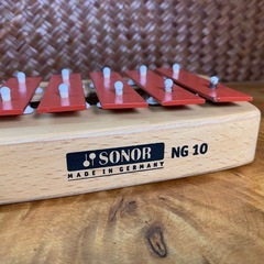 配送可能　ソナー SONOR 鉄琴 NG10 ドイツ製　箱付　GLOCKENSPIEL グロッケン 打楽器 グロッケンシュピール アンティーク　古道具の画像