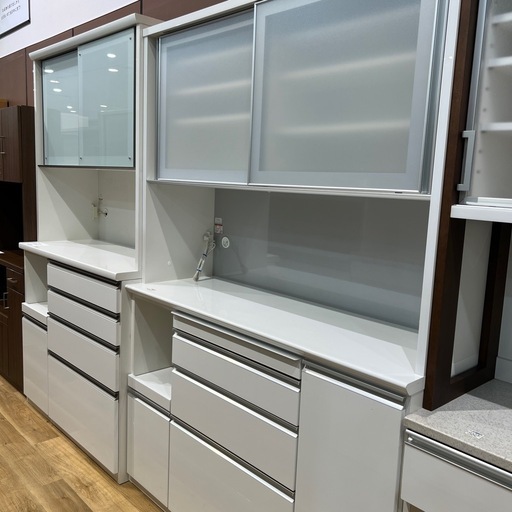 【トレファク神戸南店】松田家具 レンジボード ホワイトです‼︎【取りに来られる方限定】