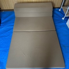 ソファーベッド マットレス 高反発 シングル 厚さ10cm ブラウンの画像