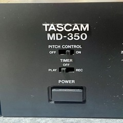 TASCAM MD-350 タスカム　業務用MDプレーヤーの画像