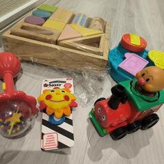 幼児おもちゃセット　アンパンマン　つみき　シャカシャカの画像