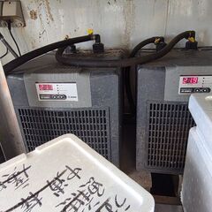 ゼンスイ 冷却機２台　長さ2900　大型オーバーフロー水槽　セットの画像