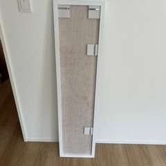 【無料】全身鏡（ホワイトフレーム）120×30cmの画像