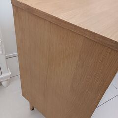 ★リユースのサカイ日立店★HJ7458 ミサワ サイドボード ナチュラルブラウン H77×D42×W119 クリーニング済み の画像