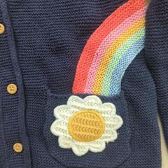 【新品未使用】ニット　カーディガン　子供服　2歳〜3歳の画像