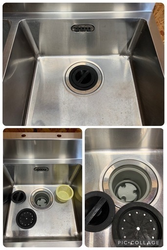 a(7416) マルゼン 2槽シンク 業務用 ステンレス 2槽 シンク W1200D600H800BG150 流し台 厨房 飲食店 直