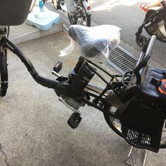 地域限定送料無料　パナソニック　ギュットミニ　三人乗り　子供乗せ　8,9AH　黒　キッスミニ　ビッケポーラー　神戸市　電動自転車の画像