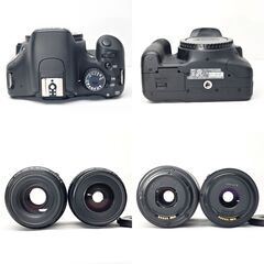 【全国送料無料】 Canon EOS Kiss X4✨ カメラバッグ付き✨ショット数わずか!!  望遠 ダブルレンズセット ズームセット✨ 届いたらすぐに使えます✨ キヤノン キャノンの画像