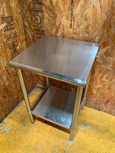 a(7418) ステンレス作業台 W500D500H800 ステンレス台 作業台 厨房 業務用 店舗用 飲食店 直接引き取りも歓迎 大