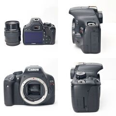 【全国送料無料】 Canon EOS Kiss X4✨ カメラバッグ付き✨ ショット数わずか!! スマホ転送OK レンズセット ズームセット✨ 届いたらすぐに使えます✨ キヤノン キャノンの画像
