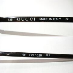 GUCCI　メガネ　135　GG1628　7PR　MADE IN ITALY　 サイドロゴ フルリム　グッチ　 眼鏡 サングラス アイウェア　おしゃれ　高級ブランドの画像