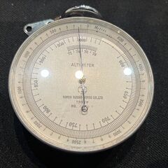 ★レトロ! アンティーク雑貨! 日本気象測器 TOKYO No.6100 ALTIMETER 高度計 アルティメーター 登山 航空機 気圧 測定器　リサイクルショップ札幌　買取本舗　西野店の画像