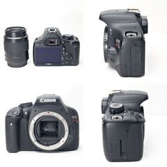 【全国送料無料】 Canon EOS Kiss X4✨ カメラバッグ付き✨ ショット数わずか!! 望遠レンズセット ズームセット✨ 届いたらすぐに使えます✨ キヤノン キャノンの画像