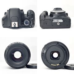 【全国送料無料】 Canon EOS Kiss X4✨ カメラバッグ付き✨ ショット数わずか!! 望遠レンズセット ズームセット✨ 届いたらすぐに使えます✨ キヤノン キャノンの画像