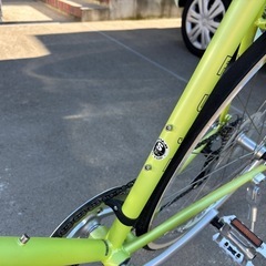 【美品】FUJI (フジ) BALLAD (バラッド) 2022年 完成車 クロモリ クロスバイク  の画像
