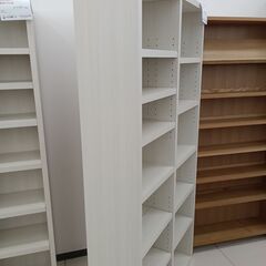 ★リユースのサカイ日立店★HJ7466 中村敬木工 本棚 ナチュラルホワイト H180×D30×W90 クリーニング済み の画像