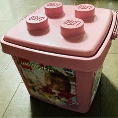 ★『LEGO System 345 Basic 3+』ピンクのバケツ　※洗浄済みの画像