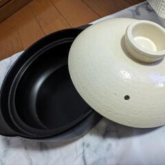 新品未使用）ニトリ 超軽量土鍋（ガス火対応）の画像