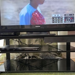 ELECOM テレビ台 PDR-SU32NBKの画像