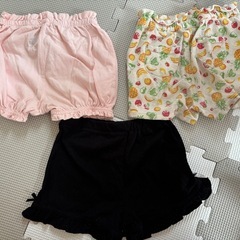ショートパンツ　80 3枚セット の画像