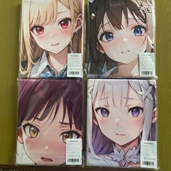 アニメキャラクターグッズバスタオルの画像