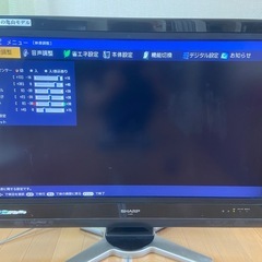【調整中】SHARP AQUOS 液晶テレビ 亀山モデル ブラックの画像