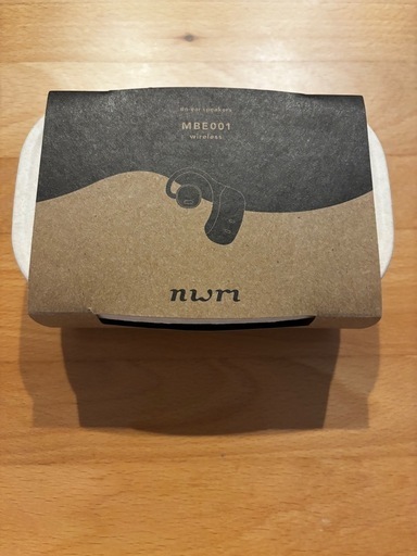 【未開封】オープンイヤー型 完全ワイヤレス 耳スピーカー nwm MBE001