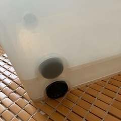 収納ケース　大　2個セット　訳ありの画像