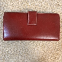 GUCCI 赤　ワインレッド　レザー 長財布の画像
