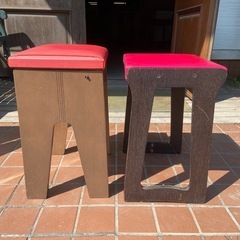 ミシン椅子　椅子のみ　550円と1,100円　昭和レトロ　現状品の画像