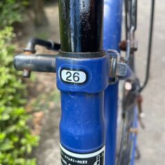 自転車　No.403　ブルー　20インチ　6段切替　ライト付き　【リサイクルショップどりーむ天保山】の画像