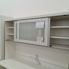 ★リユースのサカイ日立店★HJ7462 パモウナ レンジボード ホワイト H178.5×D50×W140 クリーニング済み の画像
