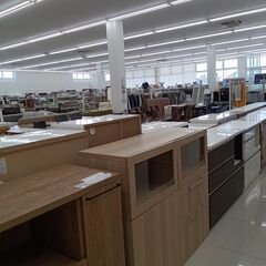 ★リユースのサカイ日立店★HJ7465  レンジ台 ナチュラルブラウン H95.5×D46.5×W90 クリーニング済み の画像